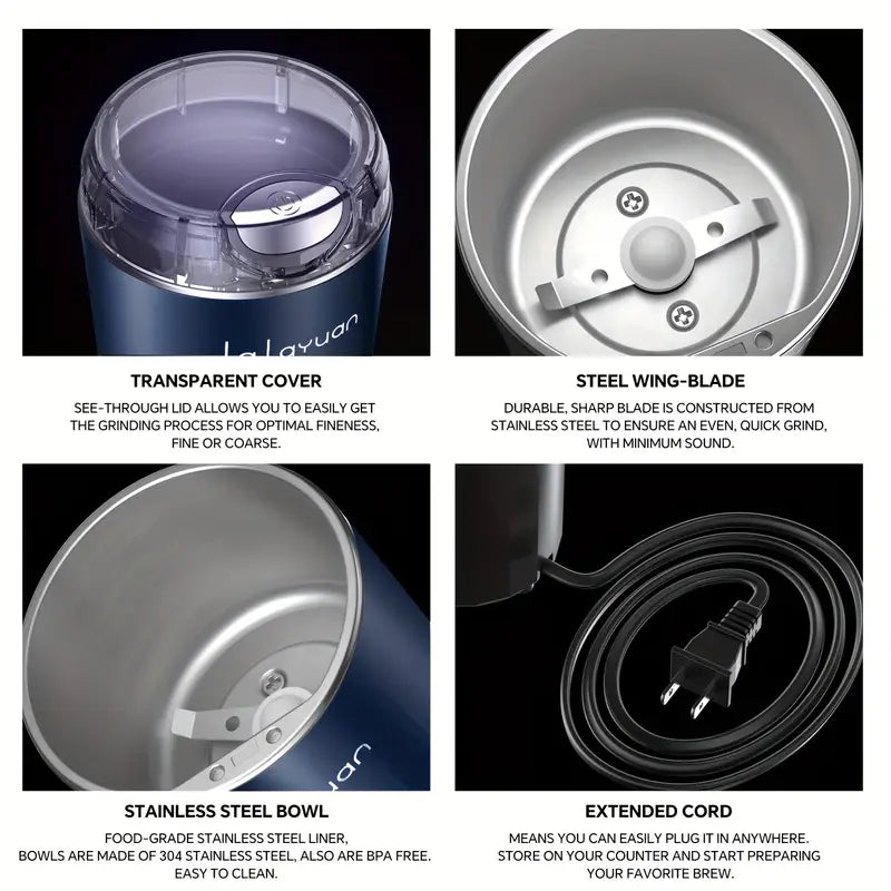 Portable Electric Coffee Grinder Spice & Coffee Bean Grinder