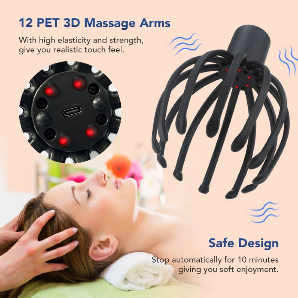 Electric Head Massager – Relax, Refresh & Recharge