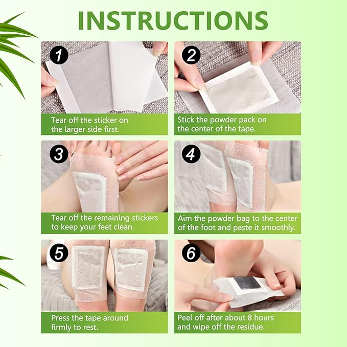 Overnight Detox Foot Patches (Pack of 10)